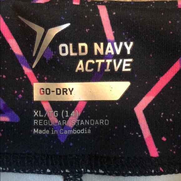 Girl’s Old Navy Active Gym Leggings Size XL 14 - Picture 3 of 3